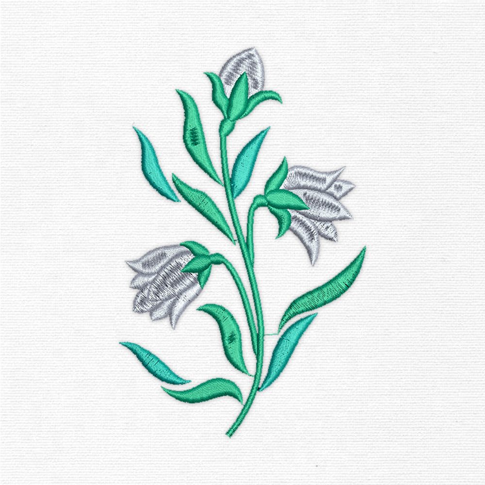 Bouquet Of Lilies (Machine Embroidery Design) Digital Download #7