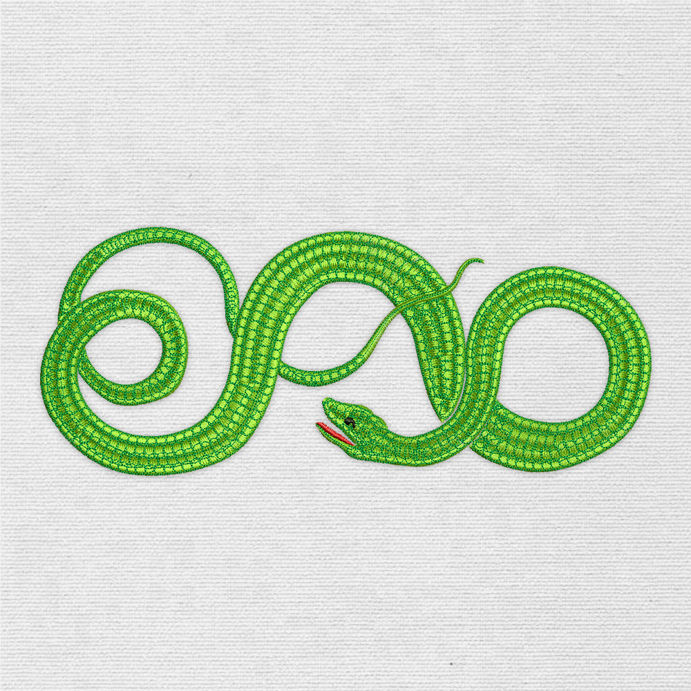 Snake (Machine Embroidery Design) Digital Download #32