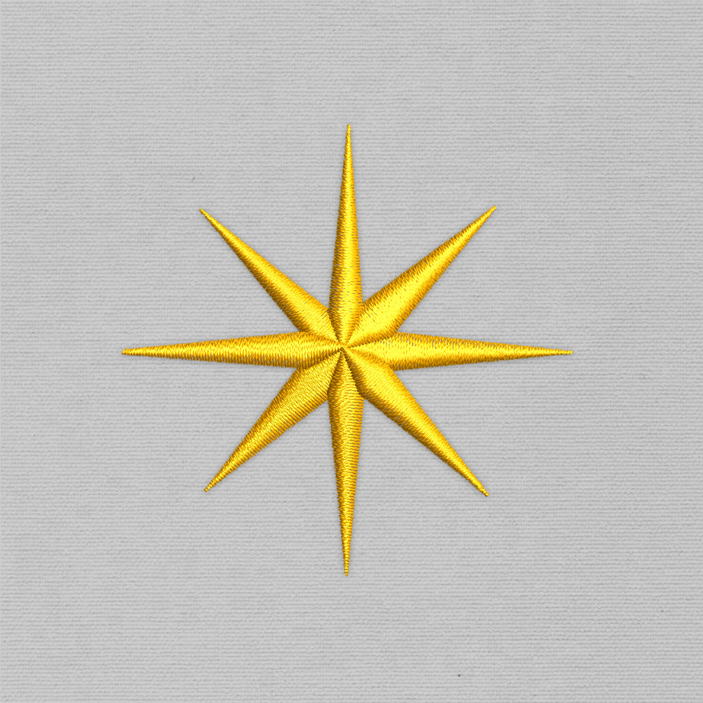 Little Sky Star Symbol (Machine Embroidery Design) Digital Download #24