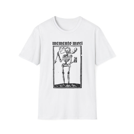 Memento Mori Skeleton Tee | Skull Skeleton Graphic T-Shirt