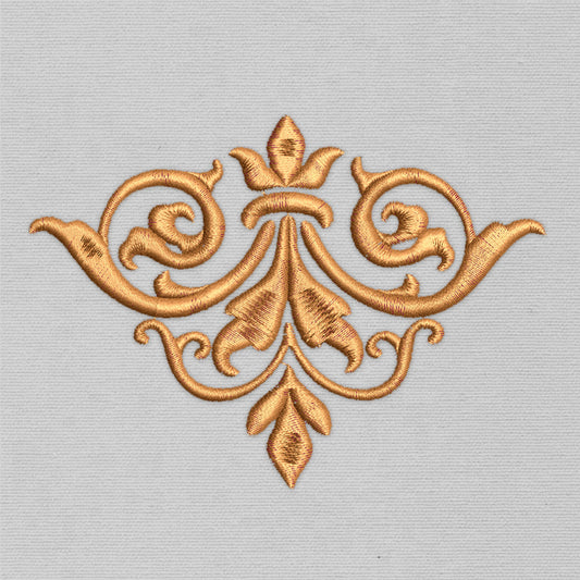 One Color Classical Ornament Style Decor(Machine Embroidery Design) Digital Download #18